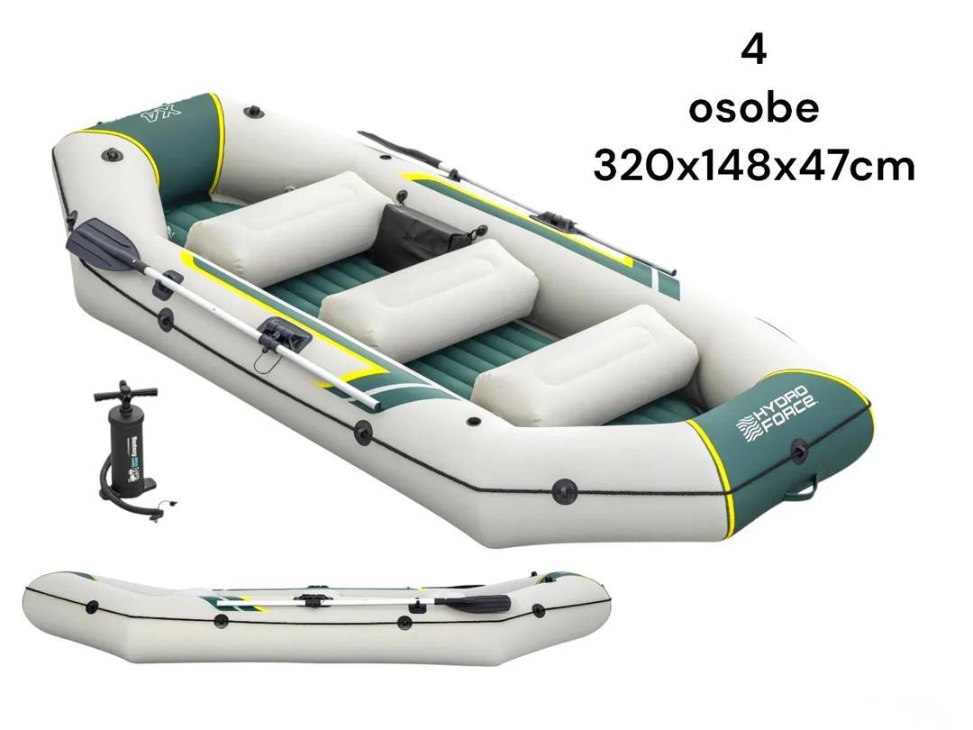Надувний човен Bestway Hydro-Force Ranger Elite X4, 320×148 cm