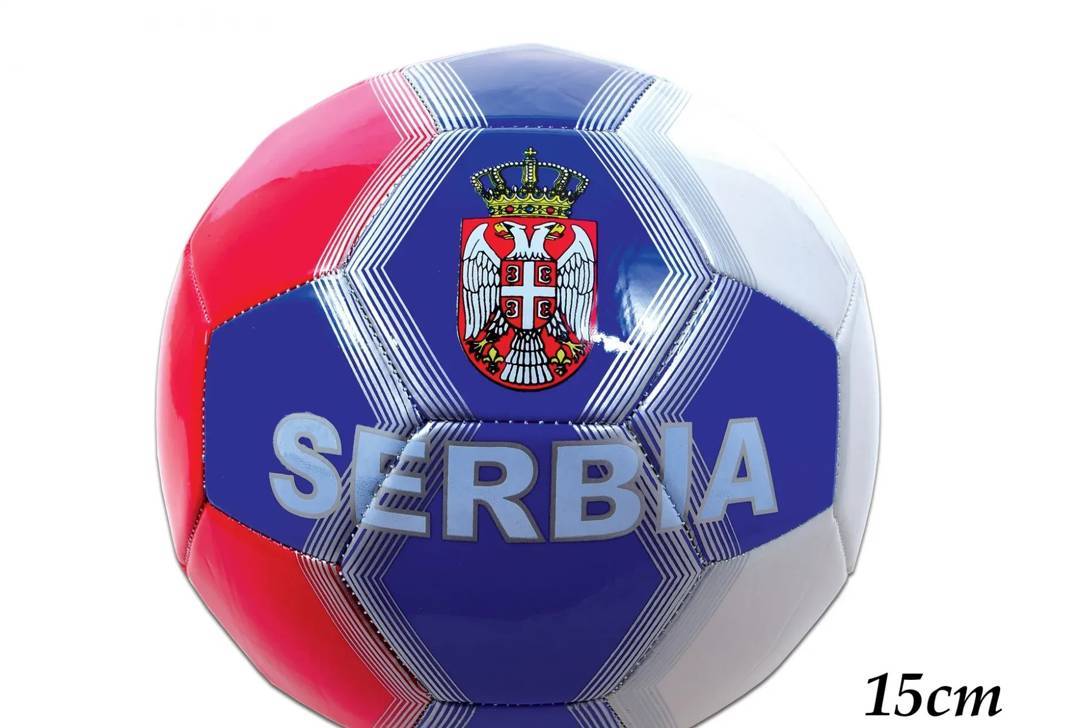 Гандбольний м'яч із символікою Сербії, 15 cm