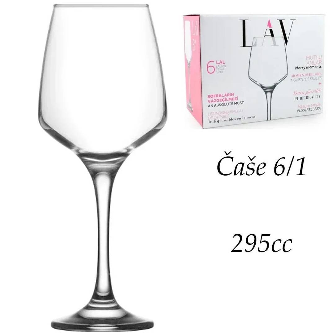 Келихи для білого вина LAV, набір 6 шт., 295 ml
