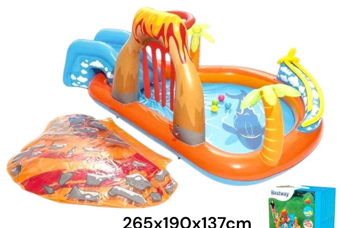 Дитячий водний ігровий центр Bestway Lava Lagoon, 265×265×104 cm