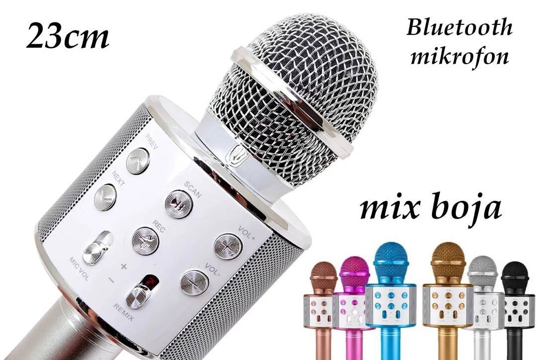 Bluetooth караоке-мікрофон з динаміком WS-858