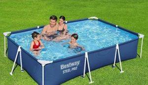 Прямокутний каркасний басейн Bestway Steel Pro зі сталевою рамою — Šabac