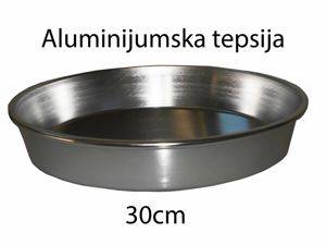 Кругле алюмінієве деко, 30 cm — Šabac