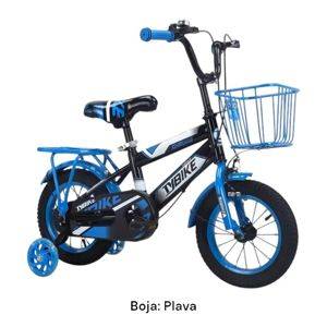 Дитячий велосипед Tybike 16" з бічними колесами, синій — Šabac