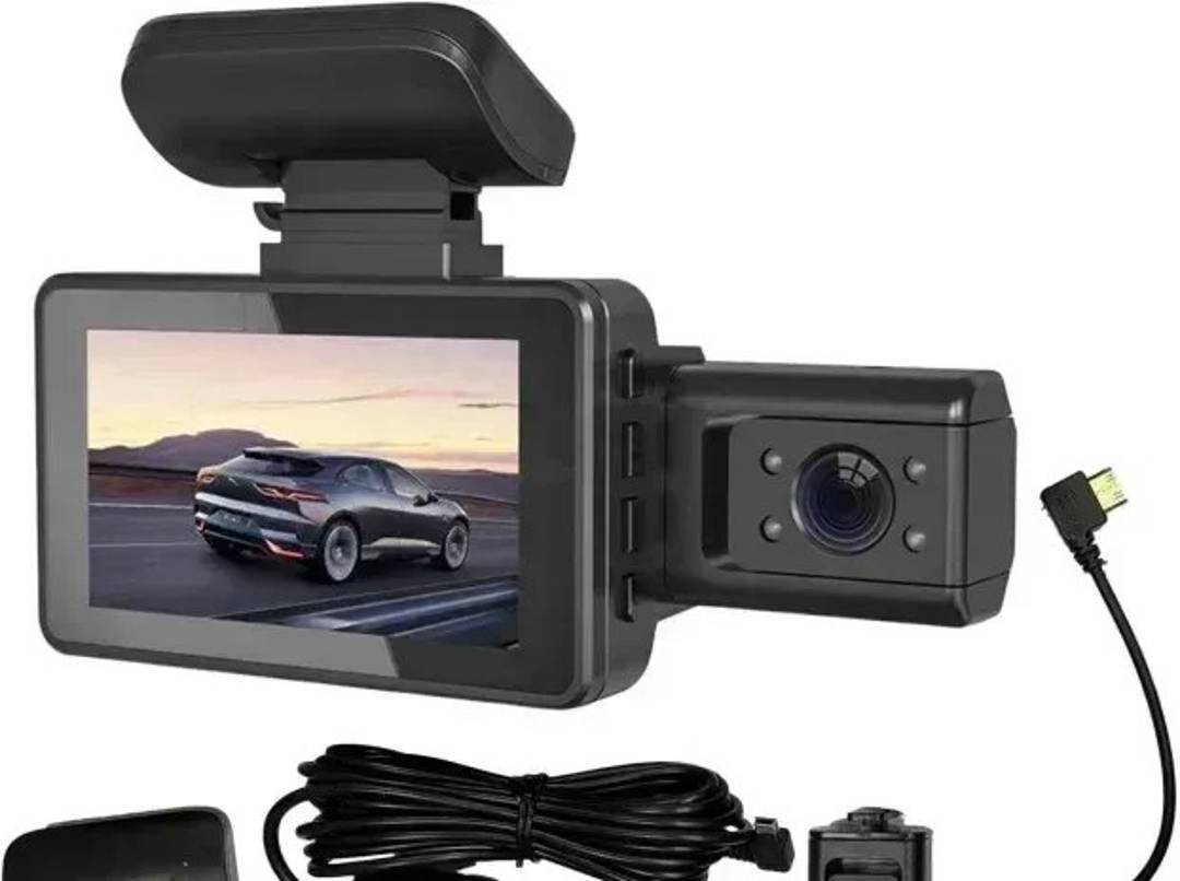 Auto kamera sa dve kamere (napred i kabina), 3" IPS ekran, 1080p