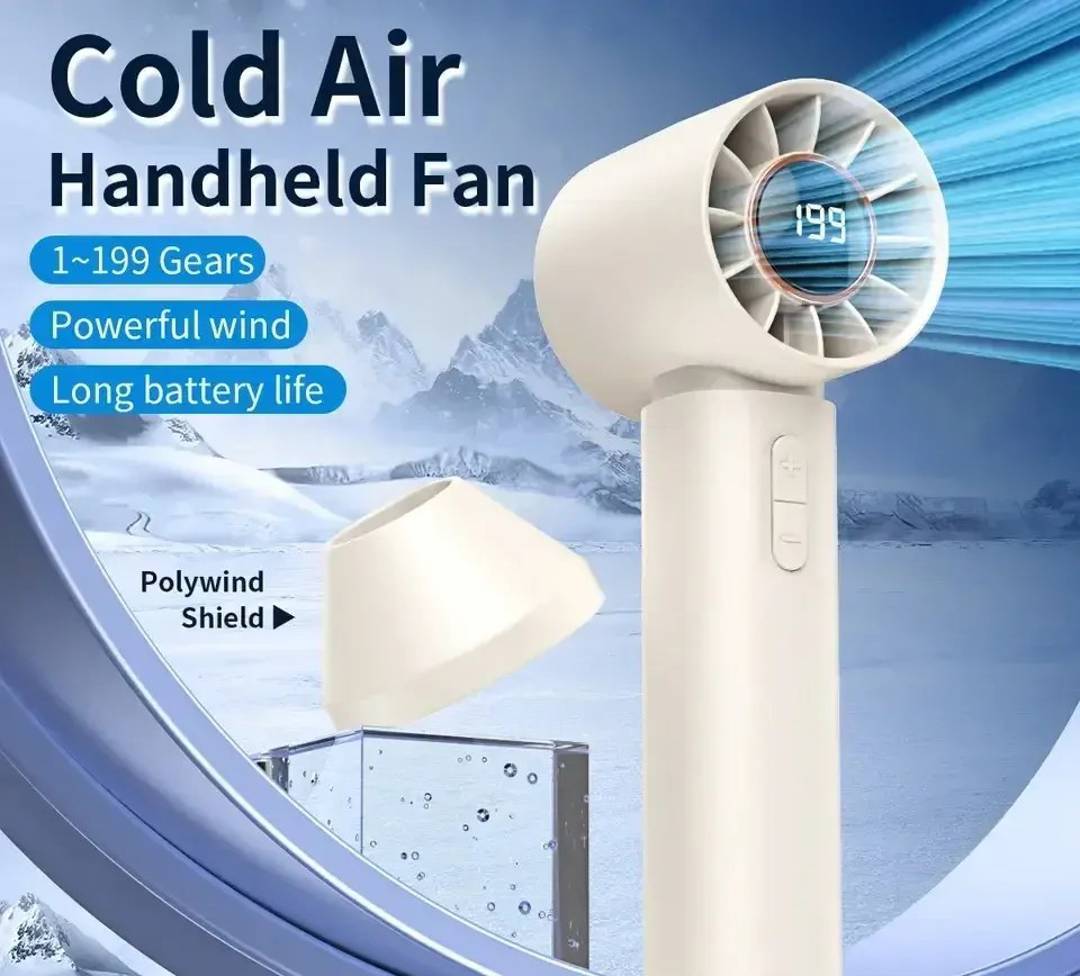 Ručni turbo ventilator T12 sa digitalnim ekranom i 199 brzina