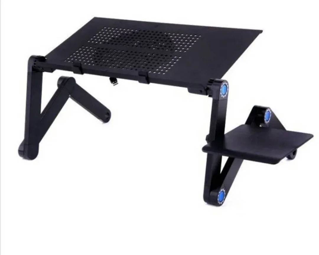Zusammenklappbarer Laptop-Tisch aus Aluminium T9 mit Ventilator