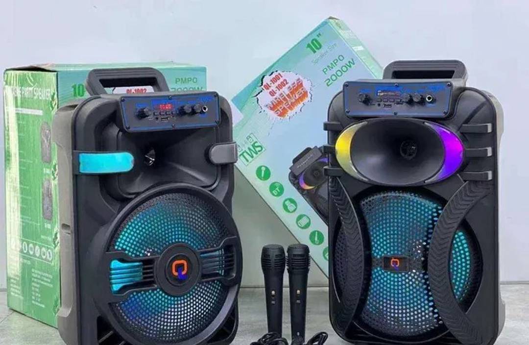 Karaoke Bluetooth zvučnik QL-1001 10" sa mikrofonom i daljinskim