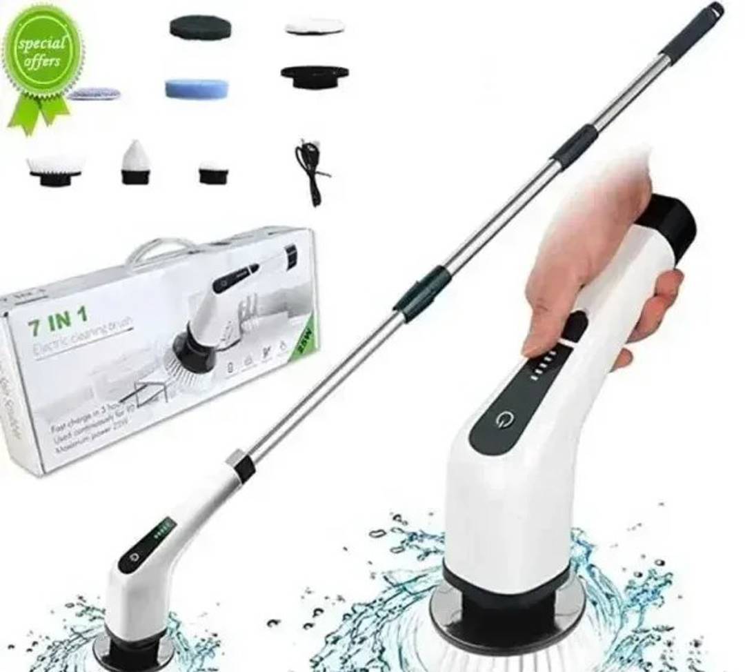 Električna četka za čišćenje 7 u 1 sa produžnom drškom