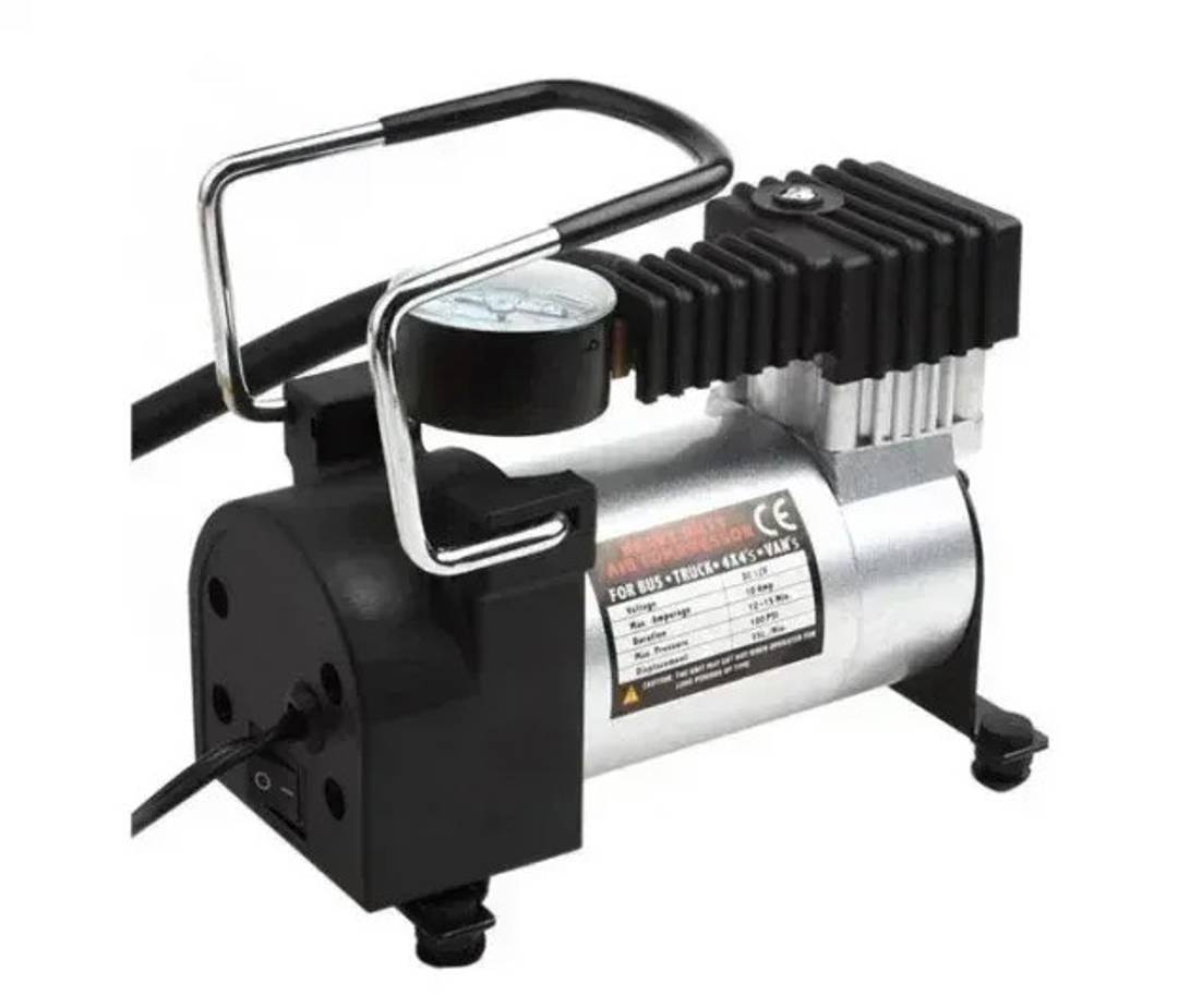 Kompresor za pumpanje guma 12 V sa metalnim kućištem, 35 l/min