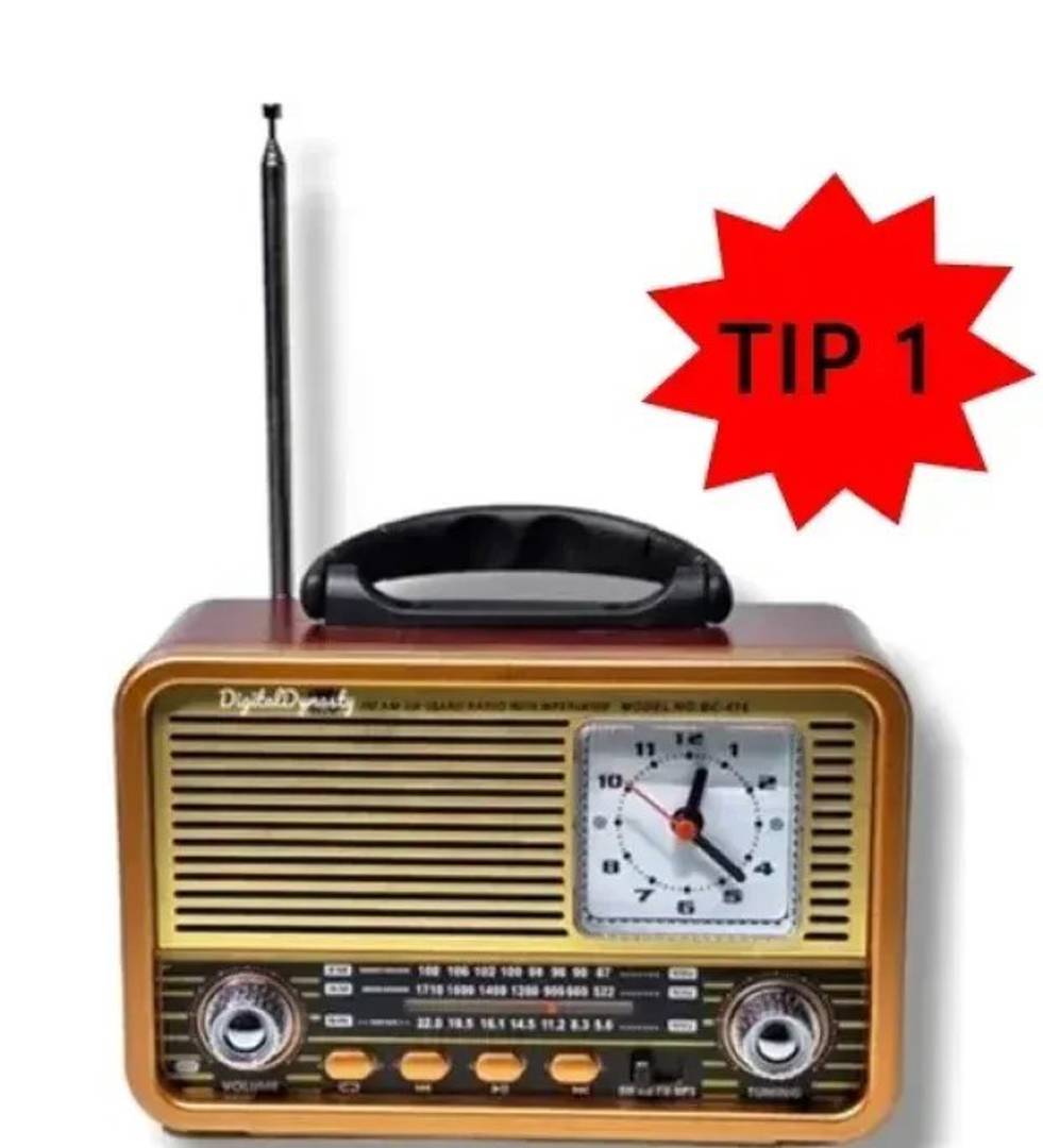 Retro radio i Bluetooth zvučnik 2 u 1, FM/AM/SW, USB i TF ulaz