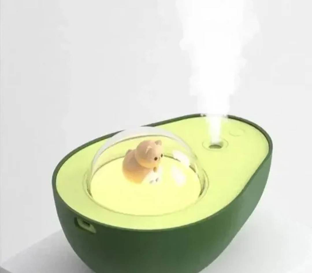 Ovlaživač vazduha i aroma difuzor u obliku avokada, 130 ml
