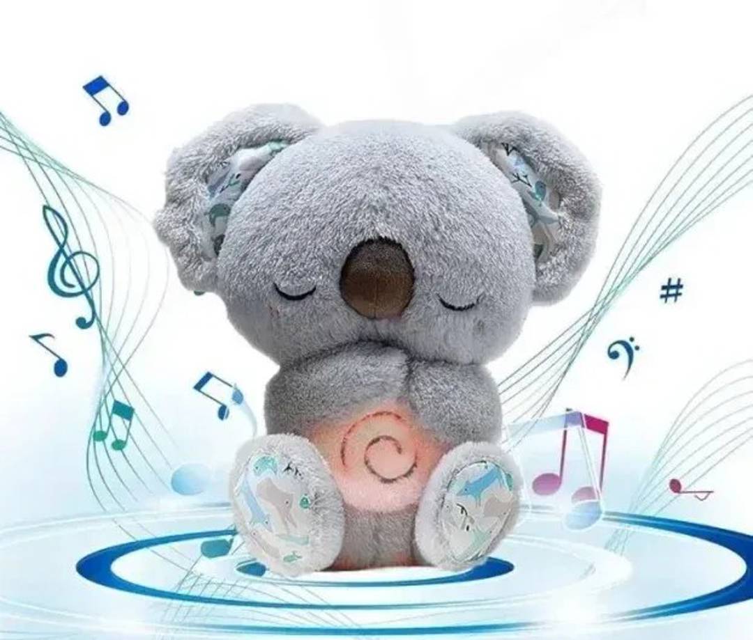 Musikalischer Plüsch-Koala mit Leuchtfunktion, 25 cm