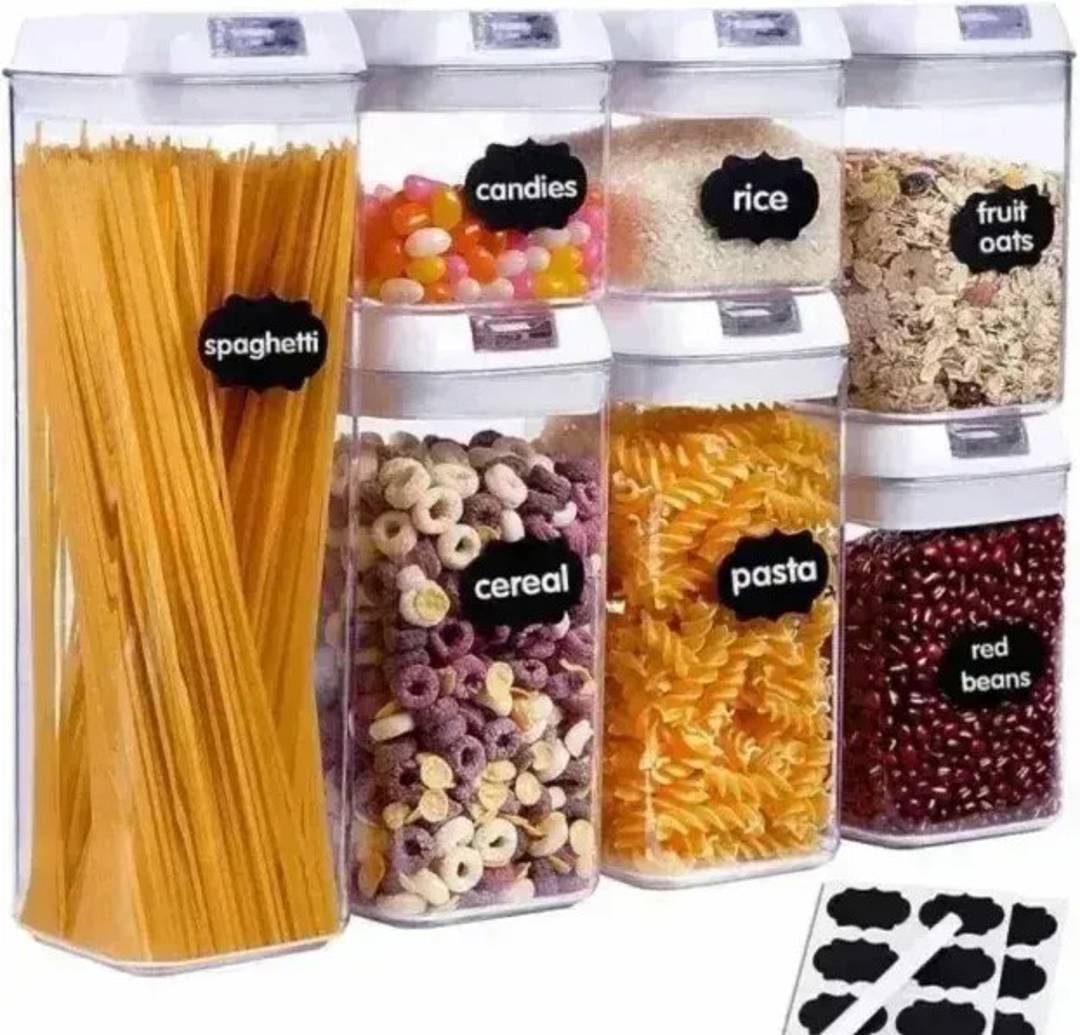 Set od 7 hermetičkih posuda za suvu hranu, 0,5–1,9 l