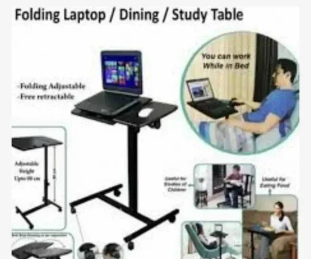 Pokretni sto za laptop HS-302 na točkićima, nosivost 20 kg