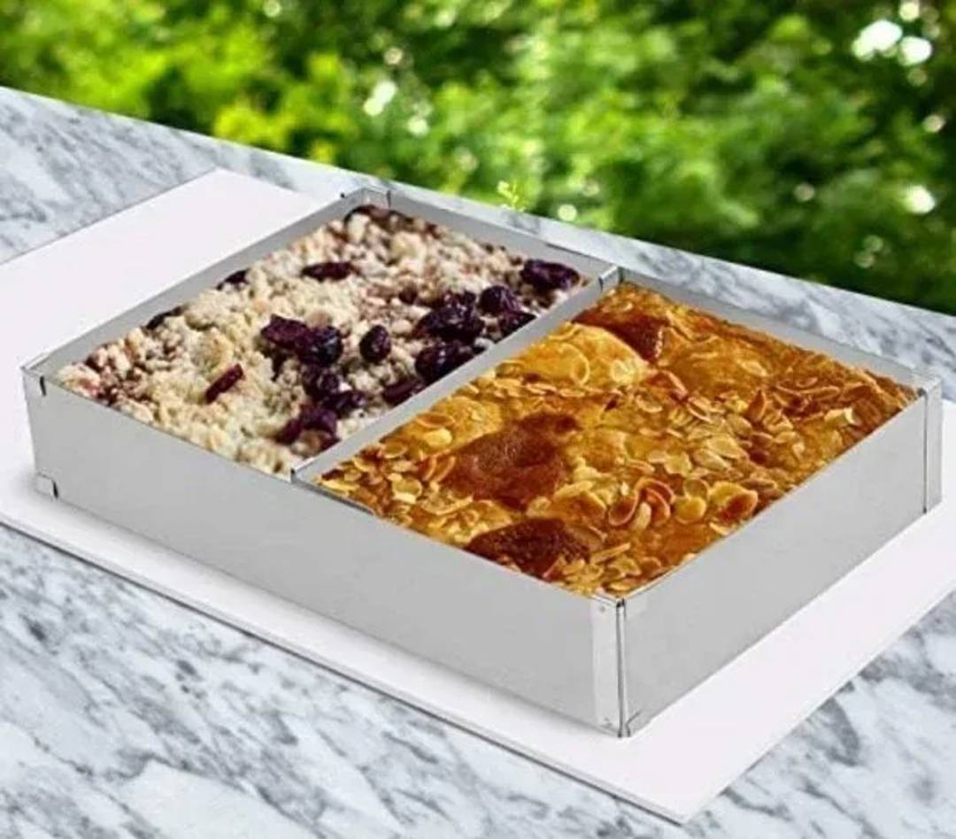 Podesivi pravougaoni kalup za torte i kolače od inoksa