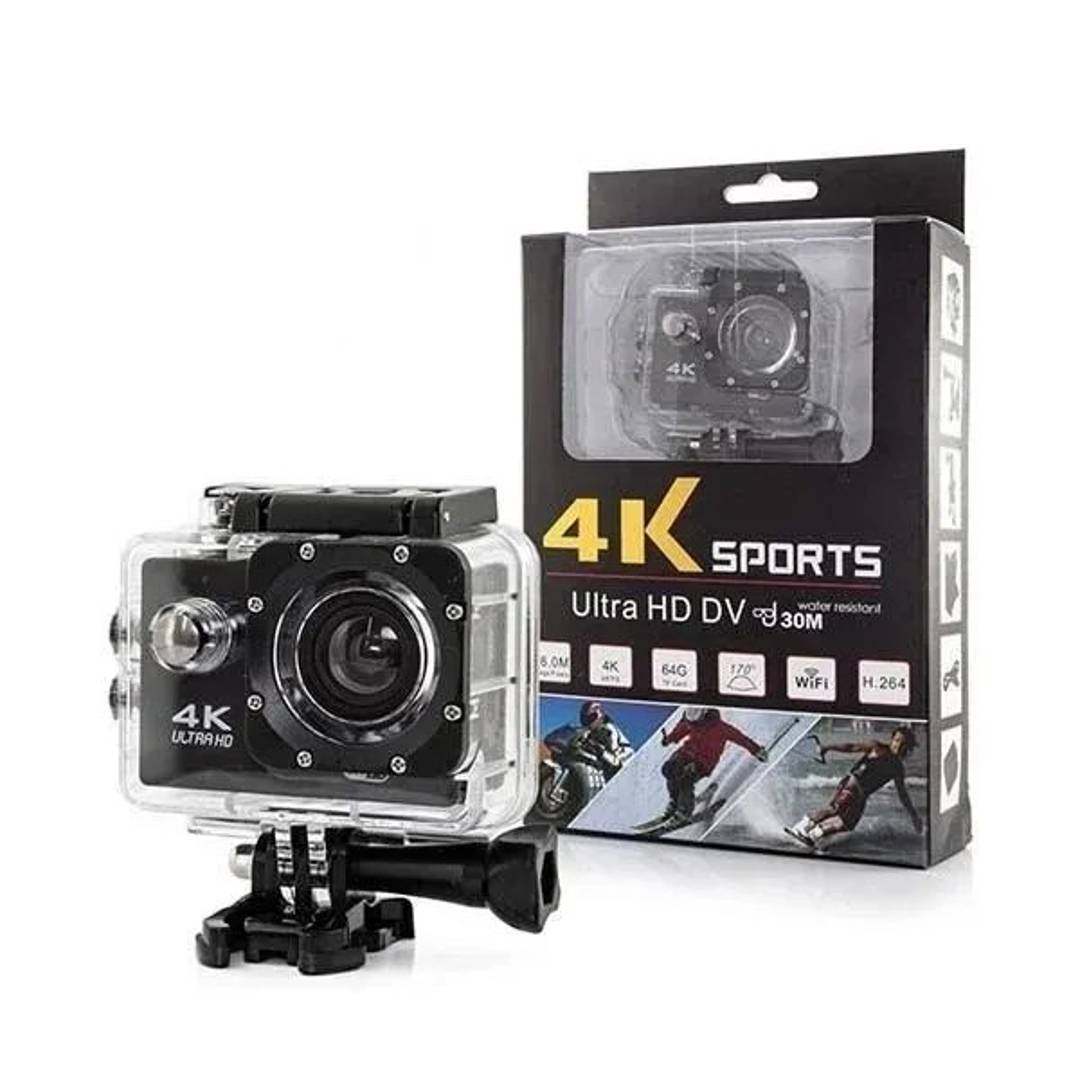 Akciona sportska kamera 4K sa Wi-Fi vezom i vodootpornim kućištem