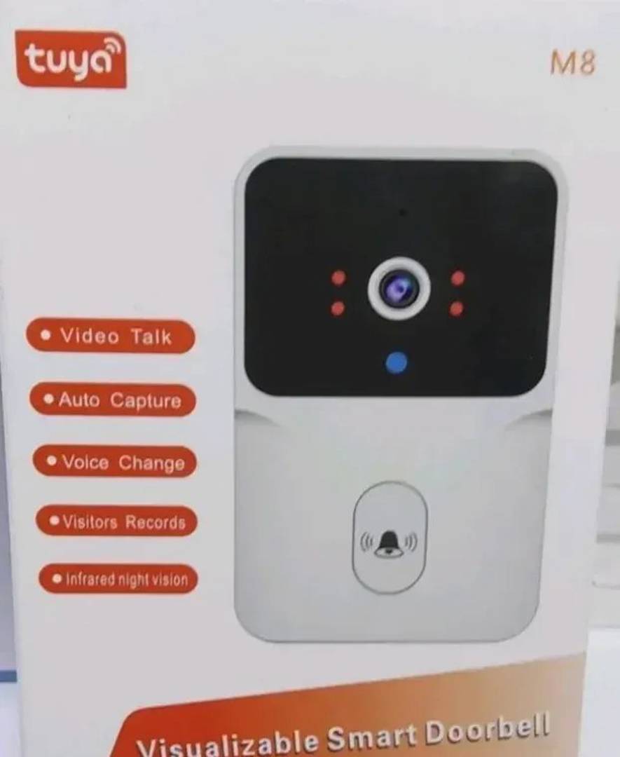 Sonerie video Wi-Fi M8 cu cameră, interfon și filmare nocturnă