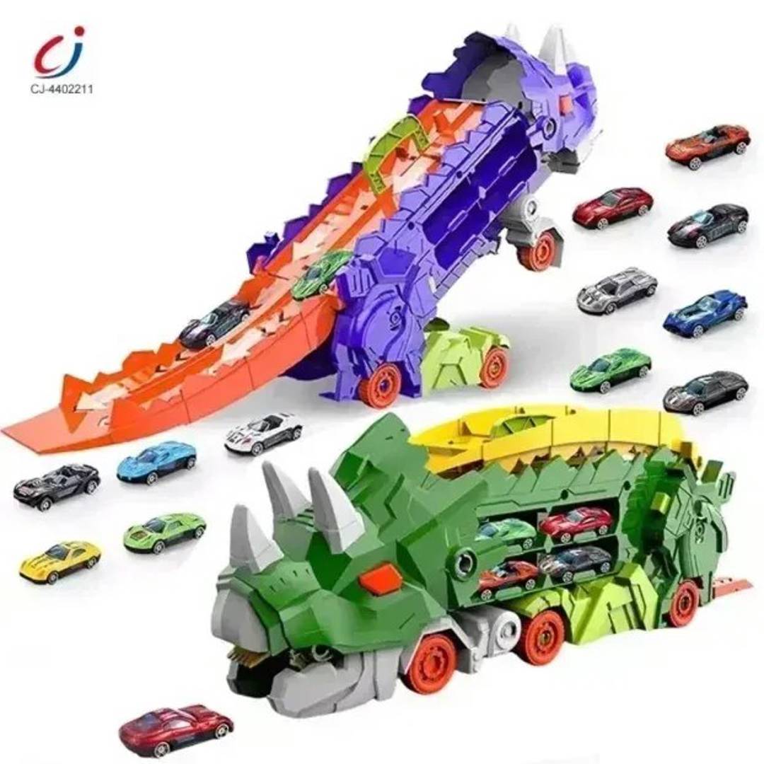 Kamion-garaža dinosaurus sa stazom za autiće