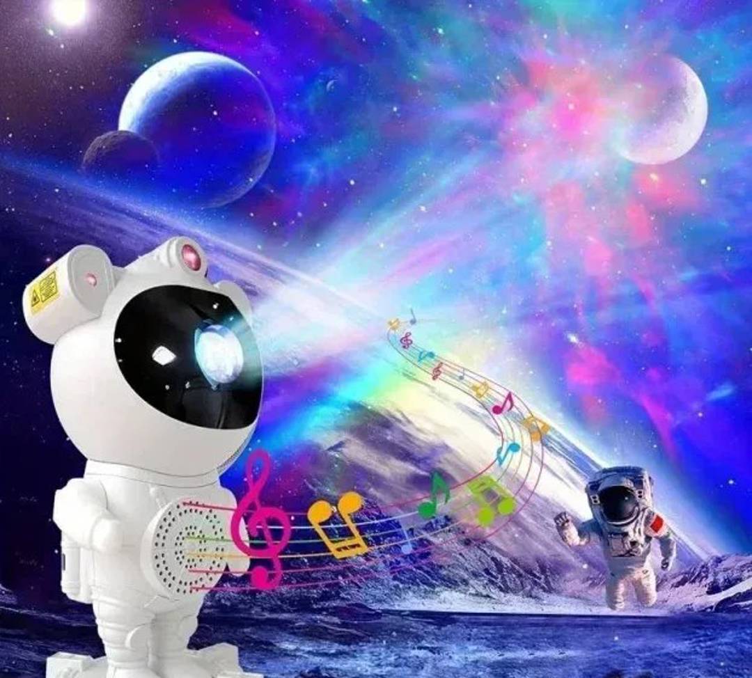 LED projektor zvezdanog neba Astronaut sa Bluetooth zvučnikom