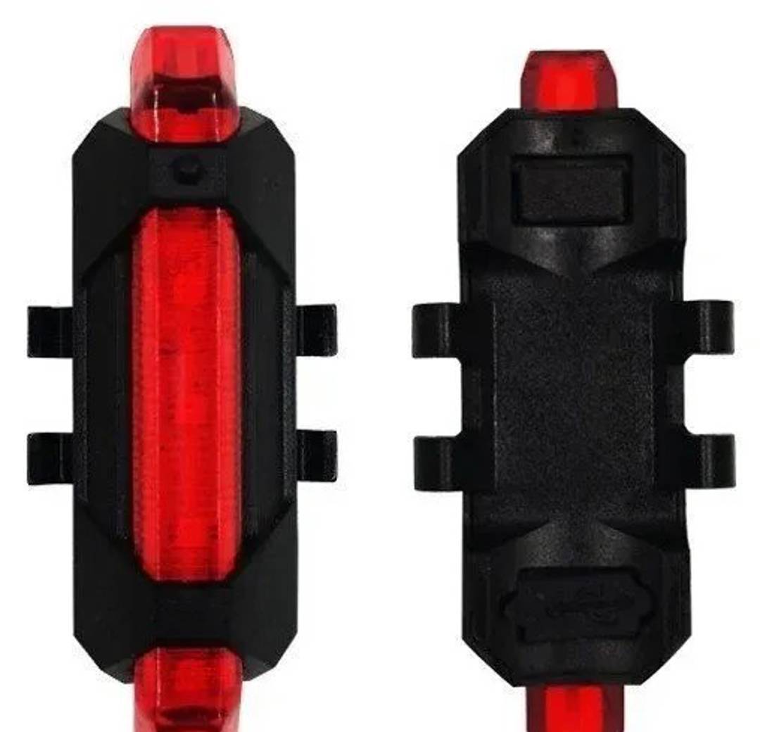 Punjivo zadnje LED svetlo za bicikl i trotinet, 5 LED dioda