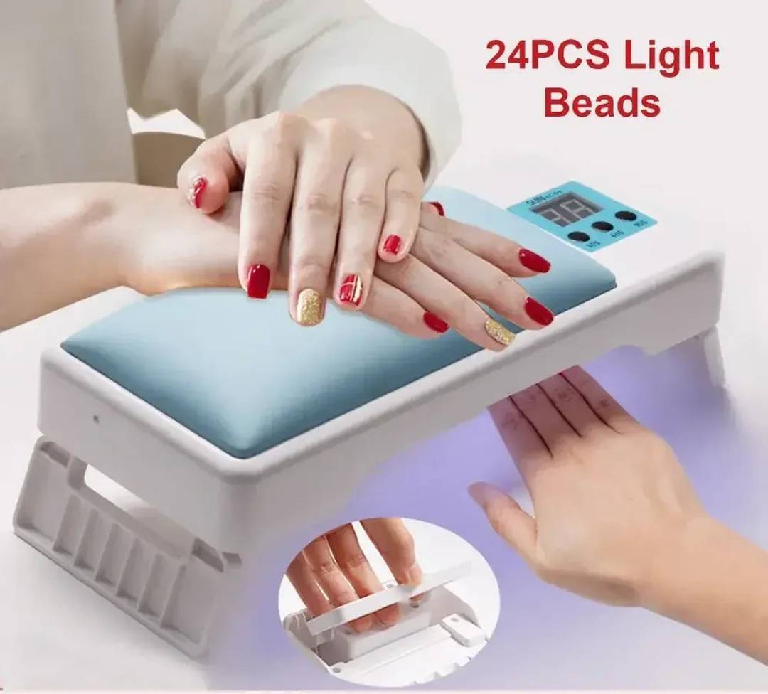UV/LED-Nagellampe 120 W mit Handauflage SUN YC-09