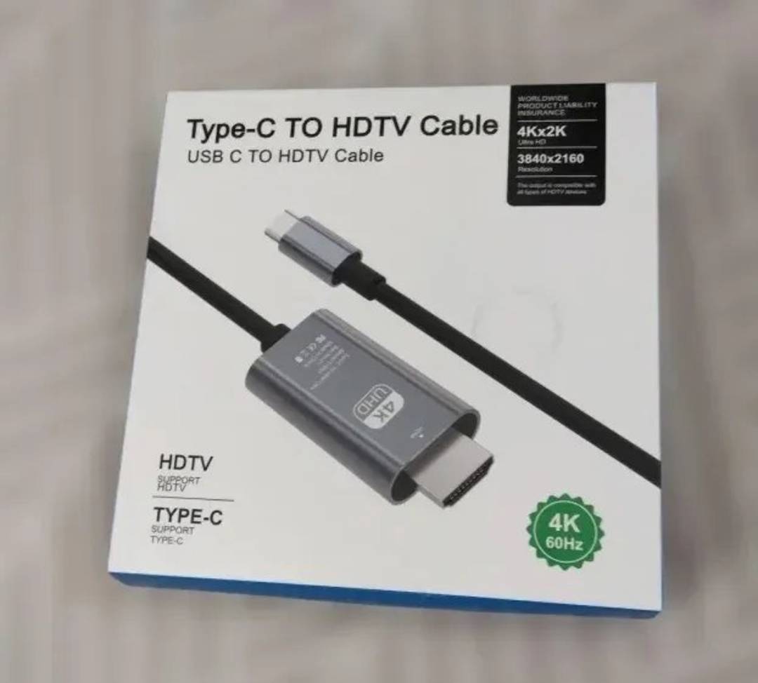 Кабел USB-C към HDMI 4K/60 Hz, 2 м