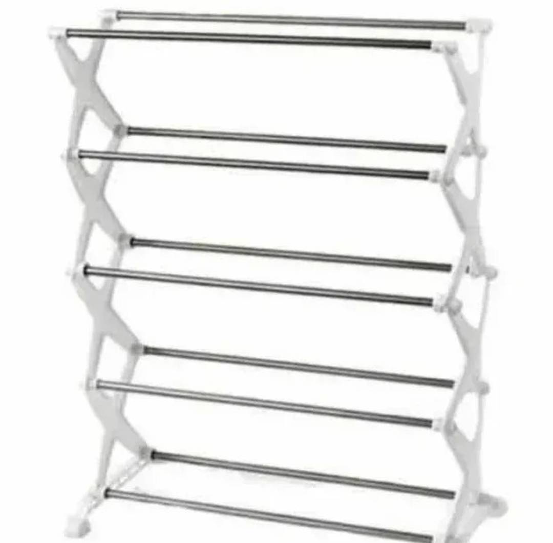 Zusammenklappbares Schuhregal für 15 Paar, 68 × 57 × 25 cm