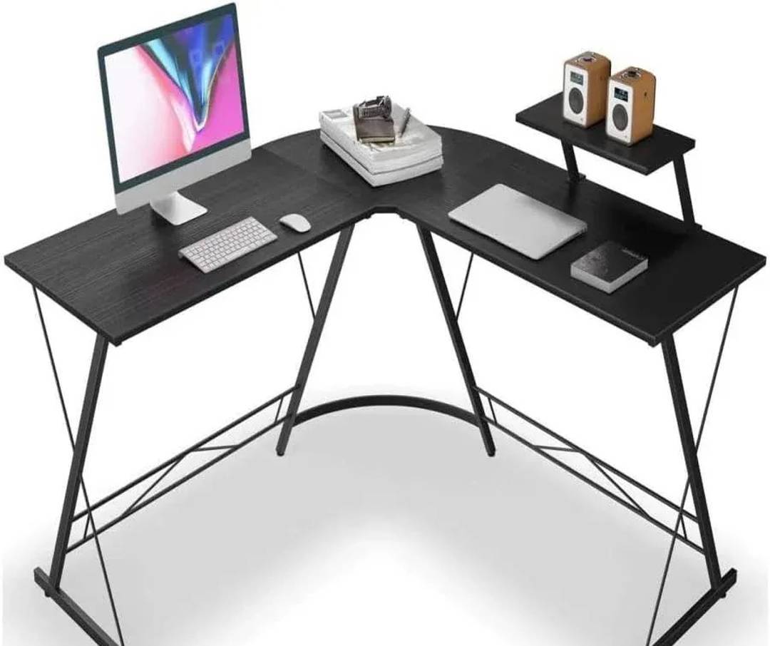 Eckschreibtisch in L-Form, 130 × 130 cm