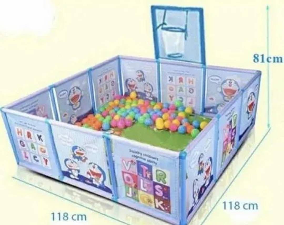 Ogradica za bebe 118 x 118 cm sa košem za basket