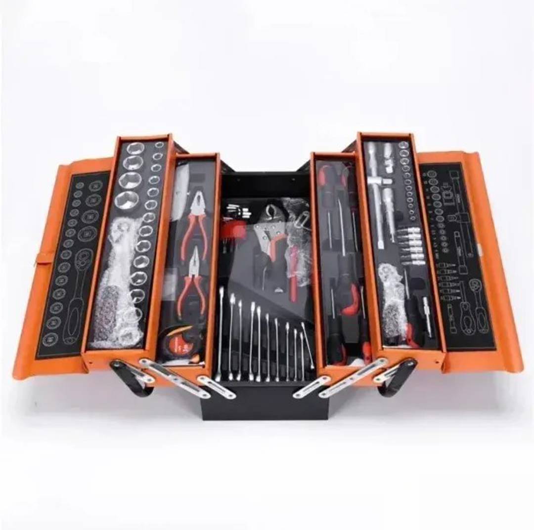 Set alata 85 delova u metalnoj kutiji, 1/4" i 1/2"