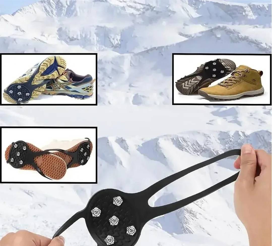 Rutschfeste Schuhüberzüge mit Spikes, für Schuhgrößen 32–45