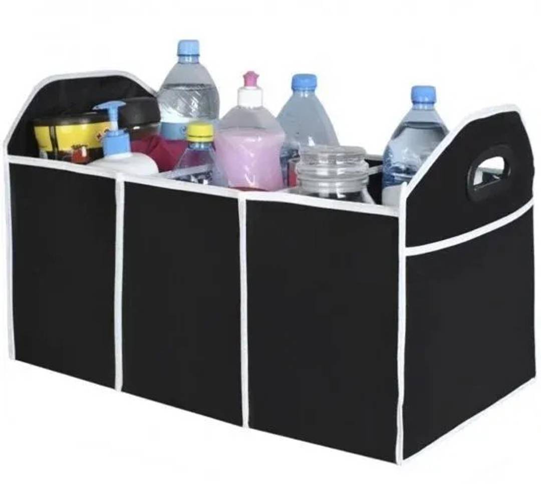 Sklopivi organizer za gepek sa 3 pregrade, 60 × 32 × 25 cm