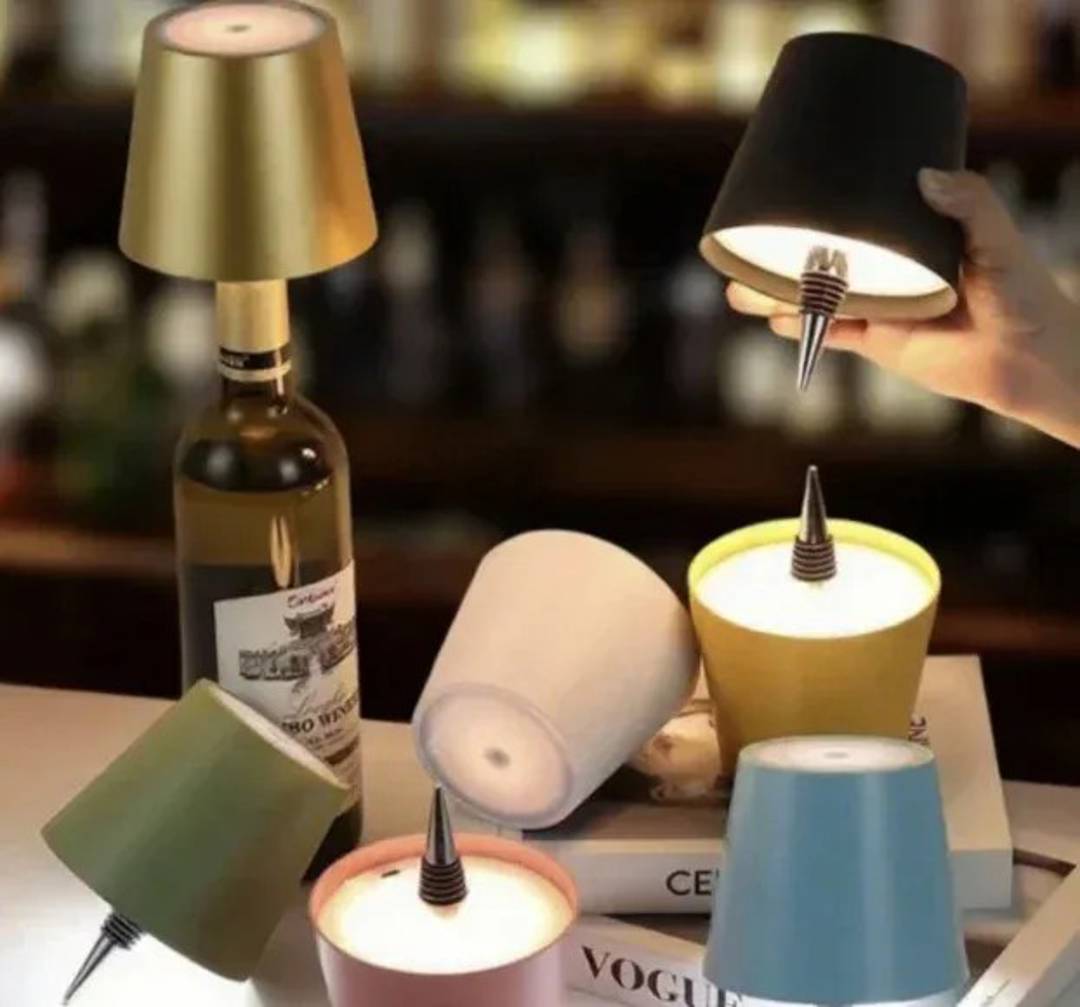 LED lampa-čep za flašu sa USB punjenjem