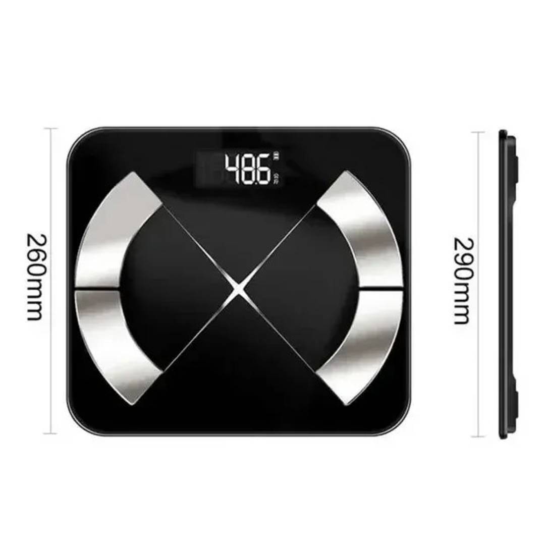 Pametna telesna vaga sa Bluetooth-om i analizom sastava tela, do 180 kg