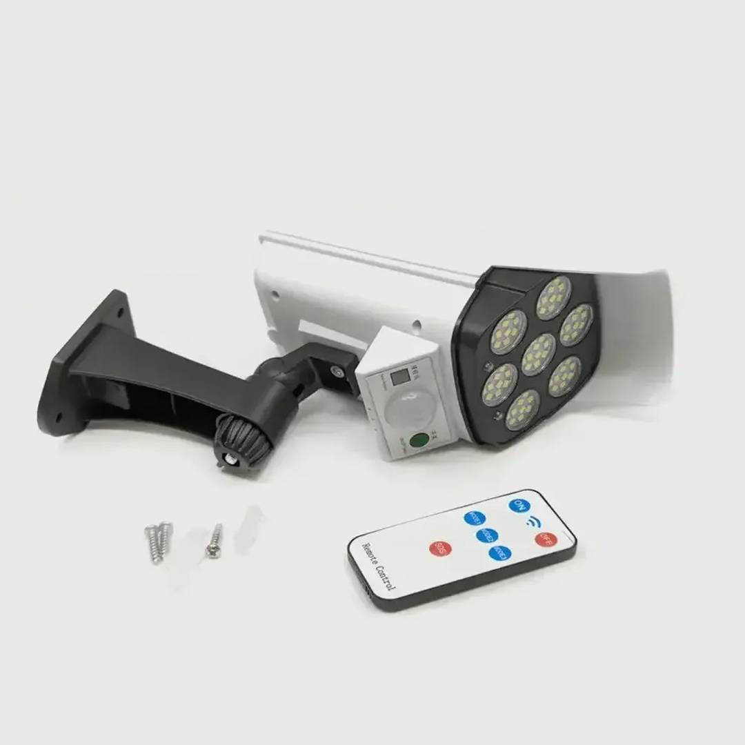 Solarna LED lampa u obliku lažne kamere sa senzorom pokreta, 2 kom
