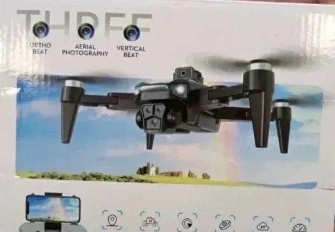 Drone with GPS positioning, three cameras and obstacle avoidance