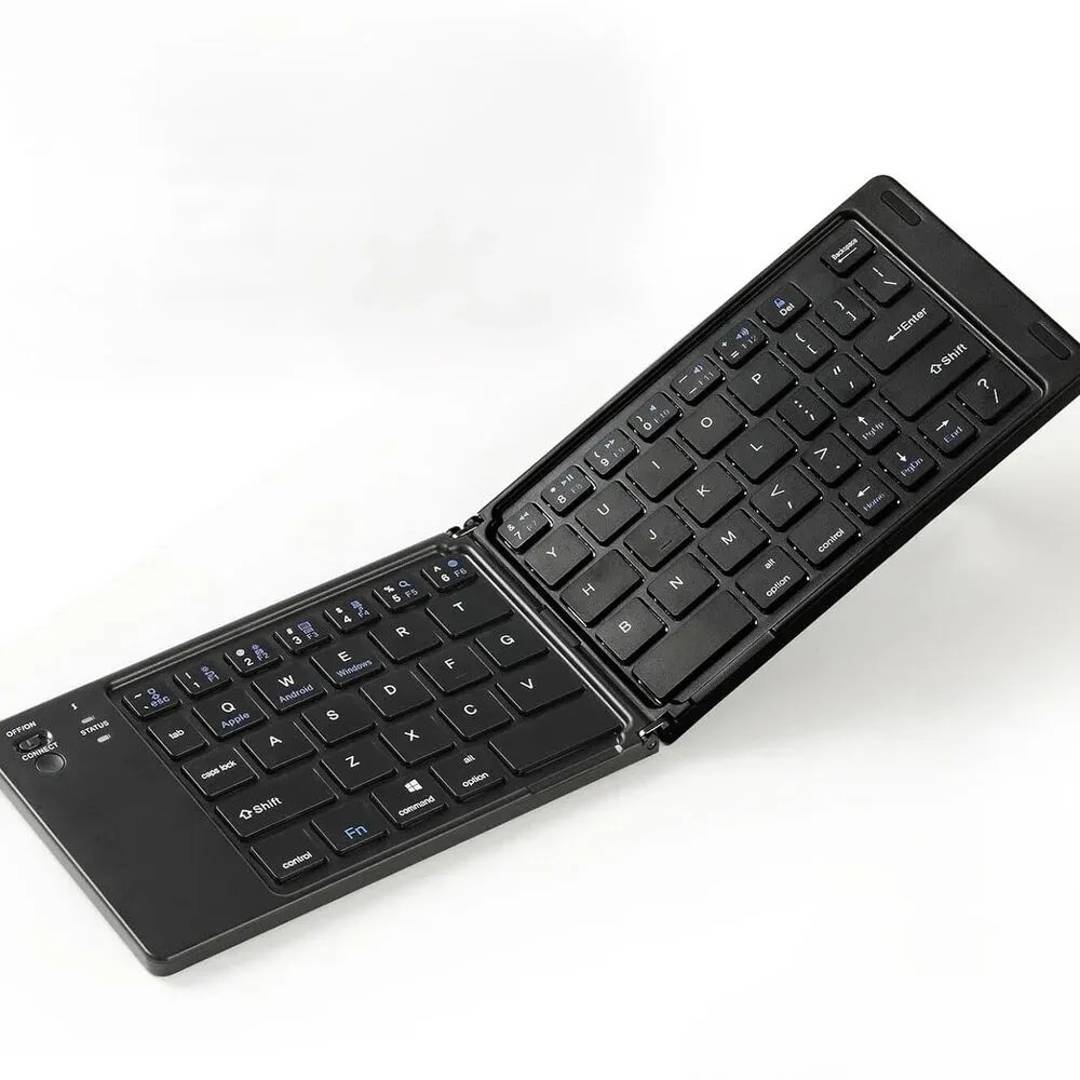 Faltbare kabellose Bluetooth-Tastatur mit 3 Kanälen