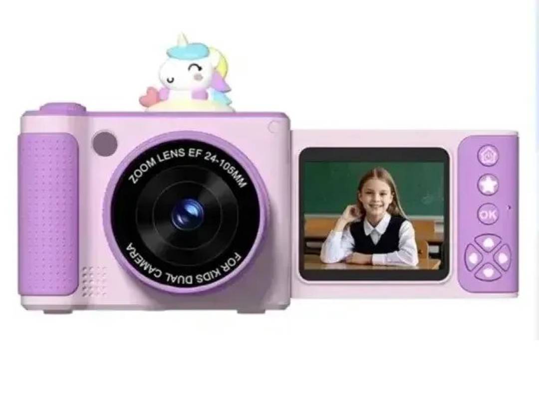 Dečija digitalna kamera S6 sa preklopnim ekranom 2,4 inča i jednorogom
