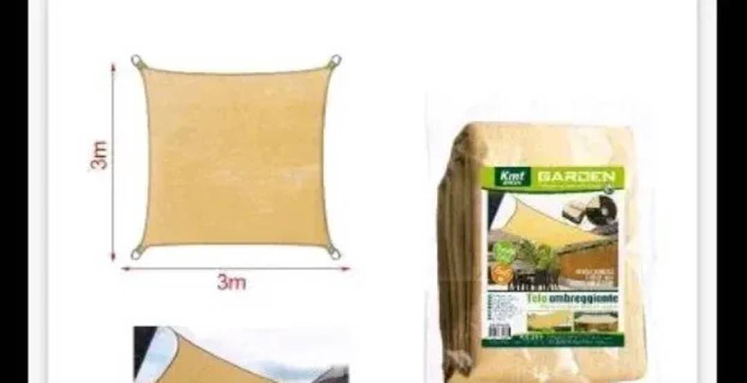 Tenda-jedro za dvorište Ibiza, četvrtasta, 3 x 3, 3 x 4 i 3 x 5 m