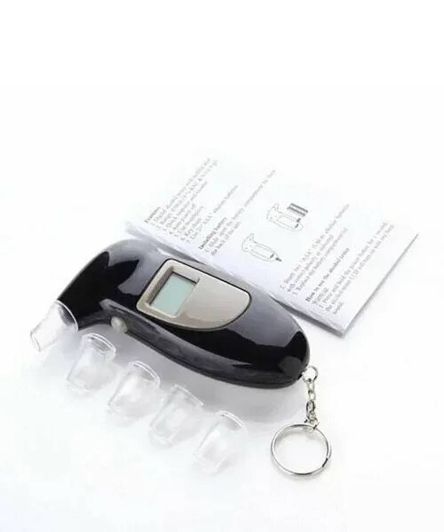 Zsebméretű digitális alkoholszonda LCD-kijelzővel, kulcstartó formában