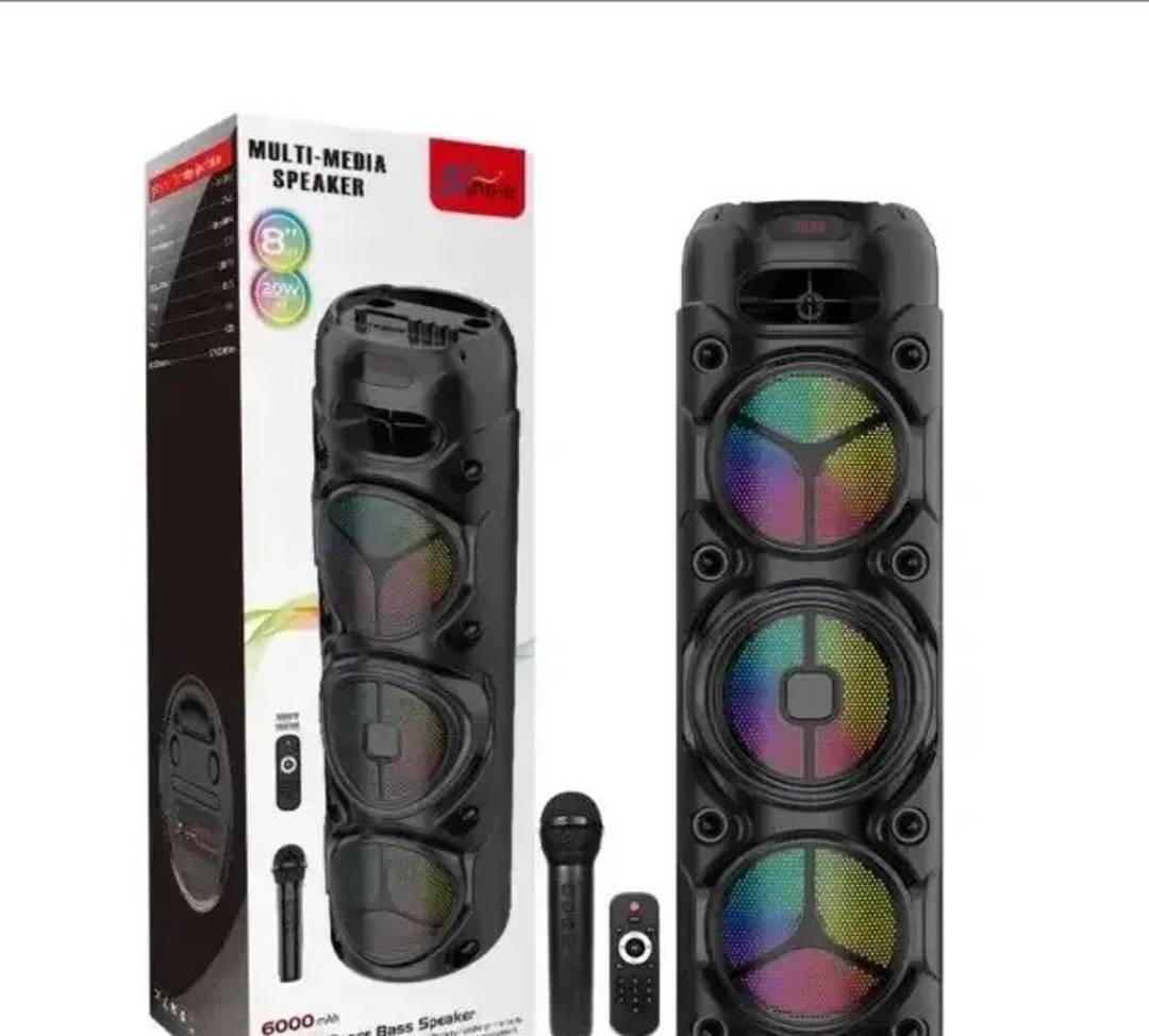 Karaoke Bluetooth zvučnik ZQS8308 3 × 8" sa bežičnim mikrofonom