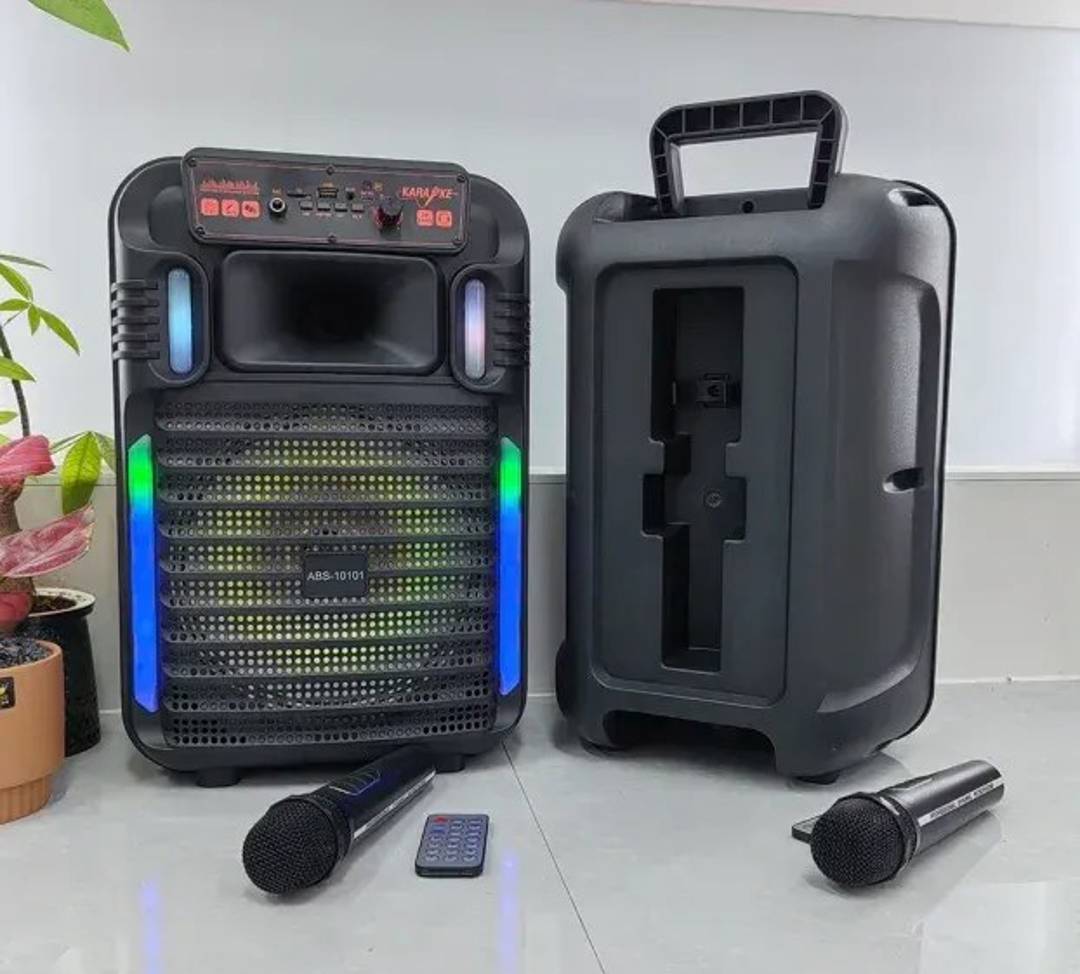 Karaoke Bluetooth zvučnik 10" sa bežičnim mikrofonom i daljinskim