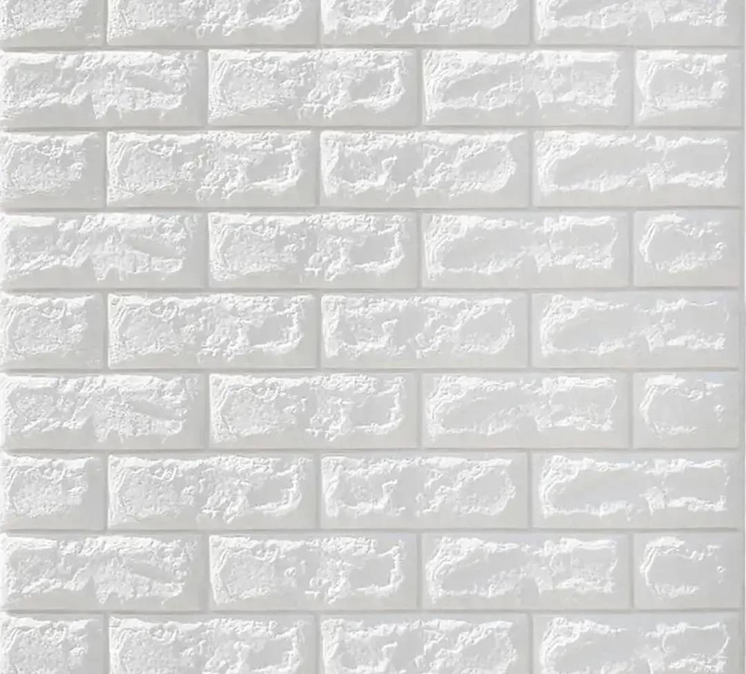 Self-adhesive 3D brick wall stickers, 70 x 77 cm