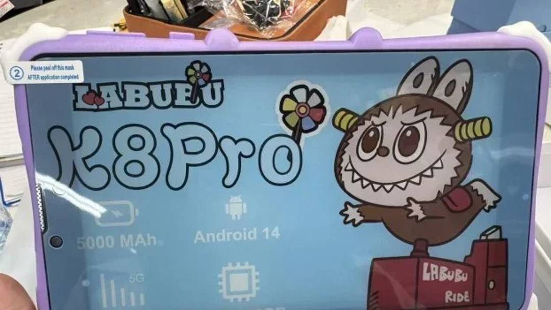Children’s tablet K8 Pro 7 inches, 8/256 GB, Android 14, Labubu design