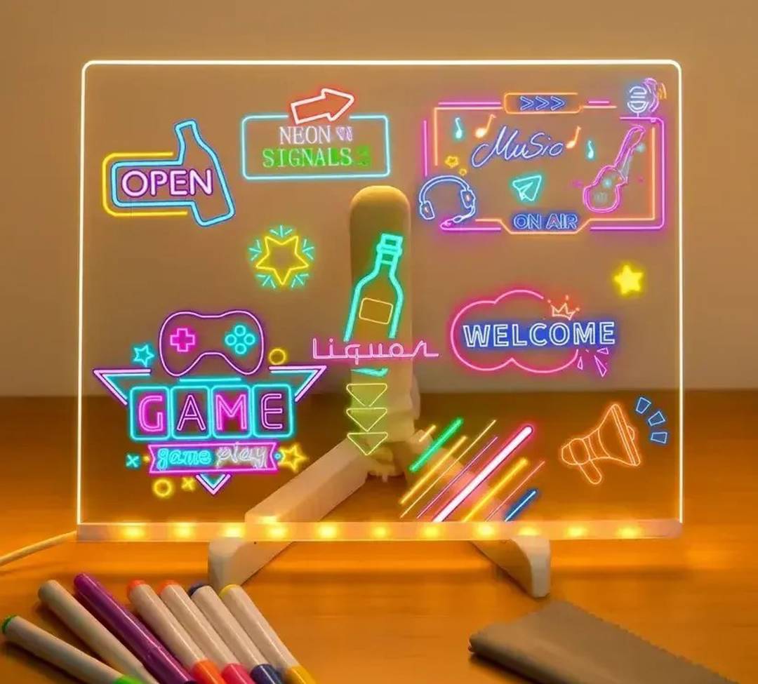 LED tabla za crtanje sa 7 boja svetla i USB napajanjem