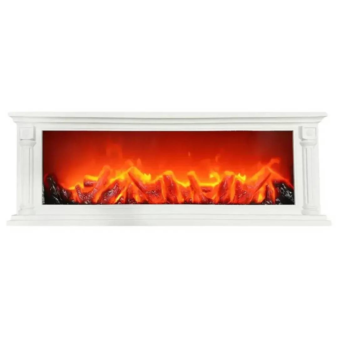 Dekorativni LED kamin sa efektom vatre, 101 x 28 x 15 cm