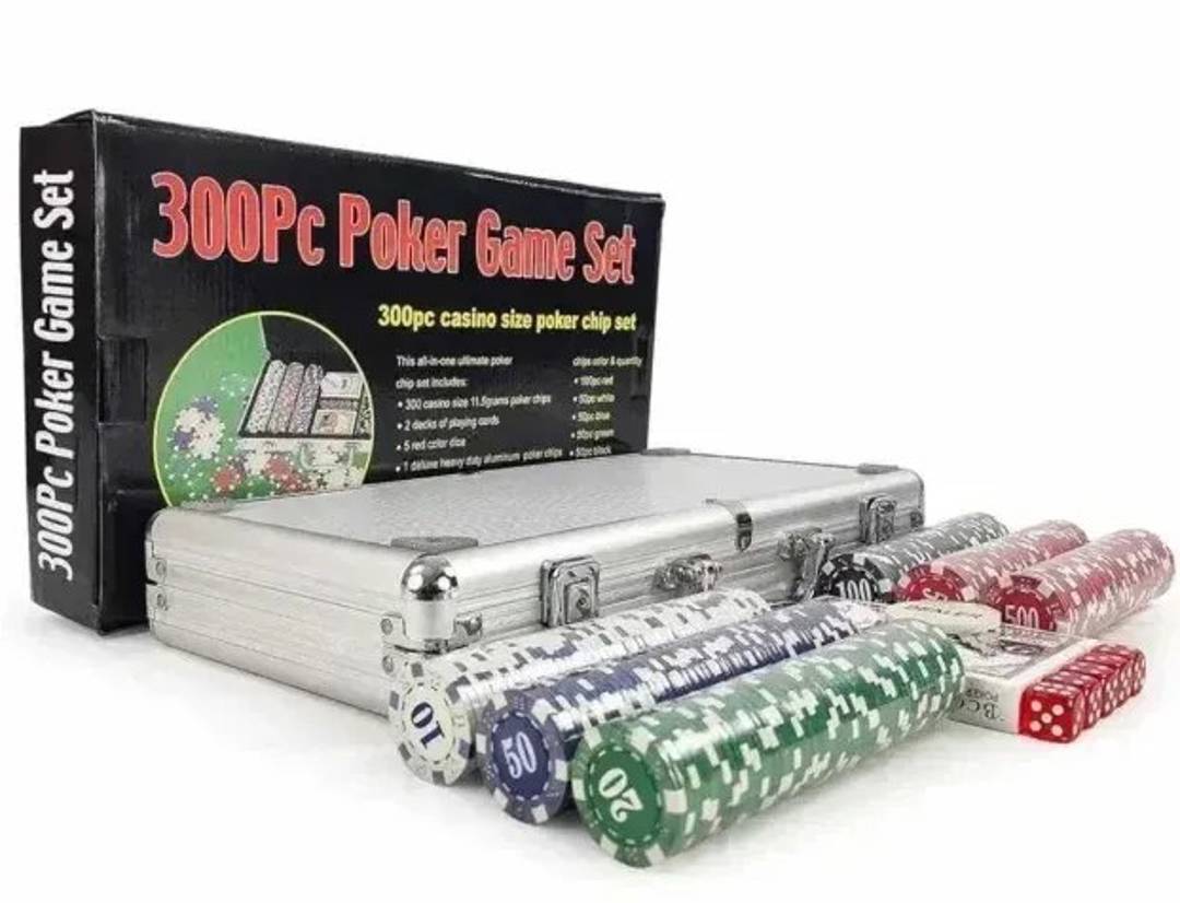 Poker set u aluminijumskom koferu, 300 ili 500 žetona