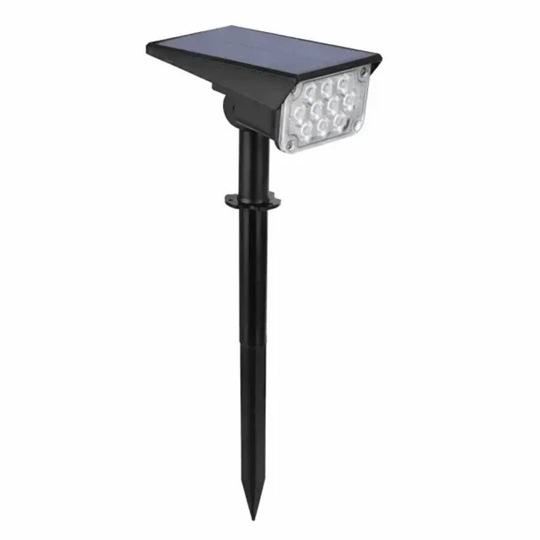 Solarna baštenska LED lampa sa 20 dioda, za zemlju ili zid