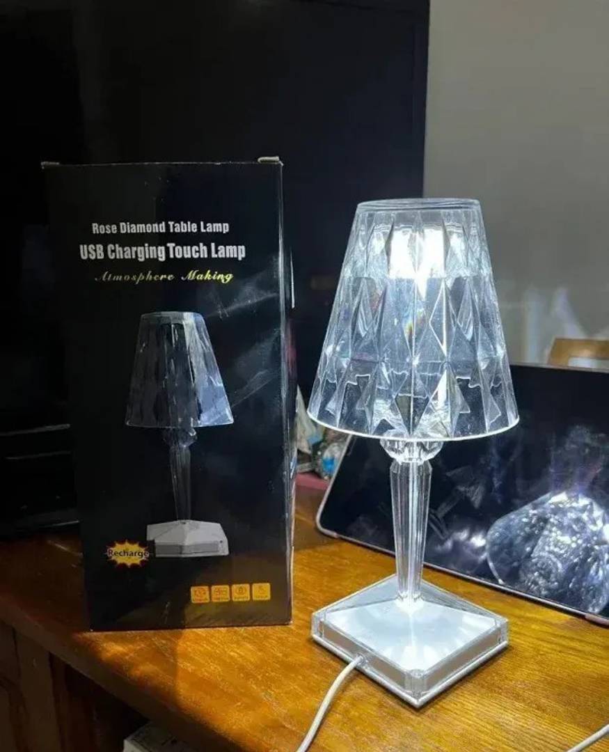 Kristalna stona lampa na dodir sa 16 boja i daljinskim upravljačem